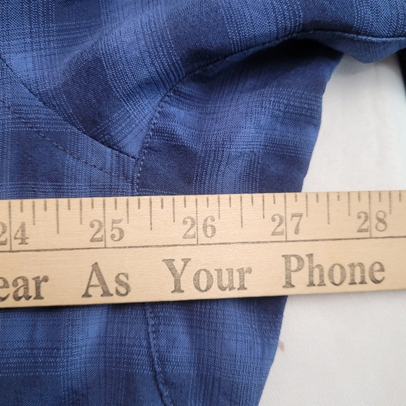 Eddie Bauer Men's Plaid Short Sleeve Button Up Shirt Lot Of 2 Size XL Tall - Picture 6 of 15